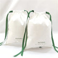 CH Custom Logo Gift Canvas Cotton Double String Pouch Handbag Shoe Dust Drawstring Bag