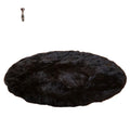 MWFur Australian Sheepskin Rugs for Living Room Austral Sheepskin Rugs for Bedroom Round Shape Thick