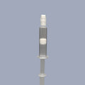 1ml 2ml 3ml 5ml 10ml 20ml Cosmetic Airless Injection Bottle Plastic Safety Syringe Hyaluronic Serum Packaging 100pcs PET Screen