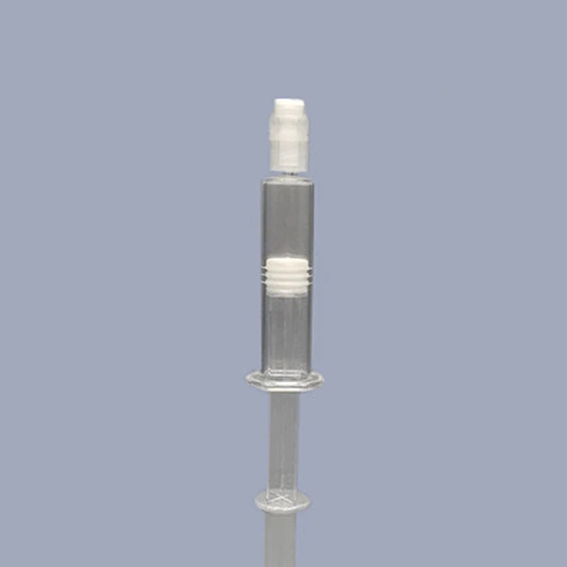 1ml 2ml 3ml 5ml 10ml 20ml Cosmetic Airless Injection Bottle Plastic Safety Syringe Hyaluronic Serum Packaging 100pcs PET Screen