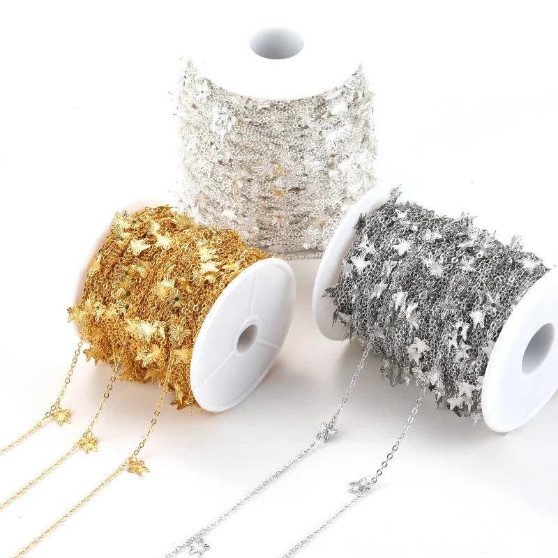 1 Metres/strip 3 Colors butterfly Copper and Iron Chain for Jewelry Making DIY Necklace Chains Foot Chain Accessories Y45