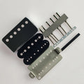 Wholesale Alnico 5 LP Guitar Pickup Parts with Nickel Silver Baseplate for DIY Electric Guitar Humbucker Pickup Building Kit