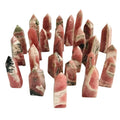 wholesale high quality natural crafts gemstone rhodochrosite crystal point wand tower