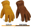 For Heavy Duty Thermal Protective Split Leather Winter Warm Hand Gloves Liners EN420 Certified Breathable Abrasion Resistant