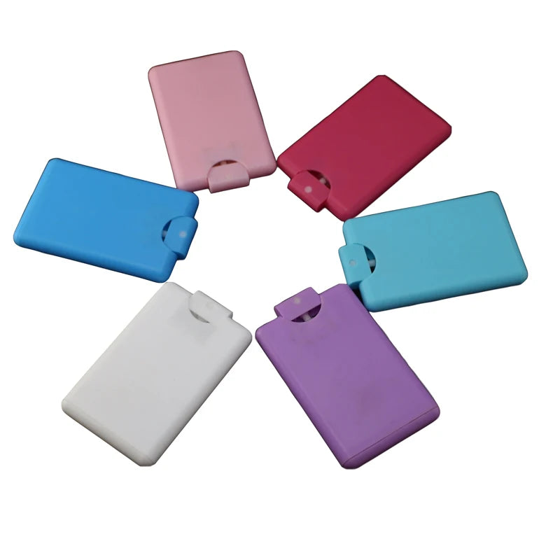 20ml PP Plastic Pocket Credit Card Perfume Spray Bottle