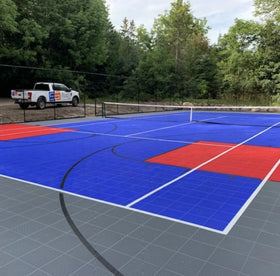 Portable Outdoor Modern Basketball Court Flooring PP Sports Floor Mat Click Installation Interlocking Tiles Gym