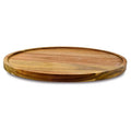 Cabinet Pantry Table Organization Kitchen Turntable Acacia Wood Lazy Susan Organizer