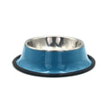 Hot Selling Online Stainless Steel Pet Food & Water Anti-Slip Bowl with Printed Design