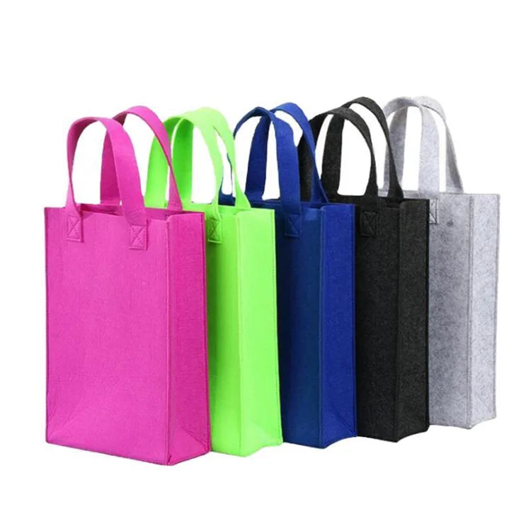 Hot Products Eco-Friendly Cheap Felt Shopping Bag Women Handbags Tote Bag Felt Fabric Bag