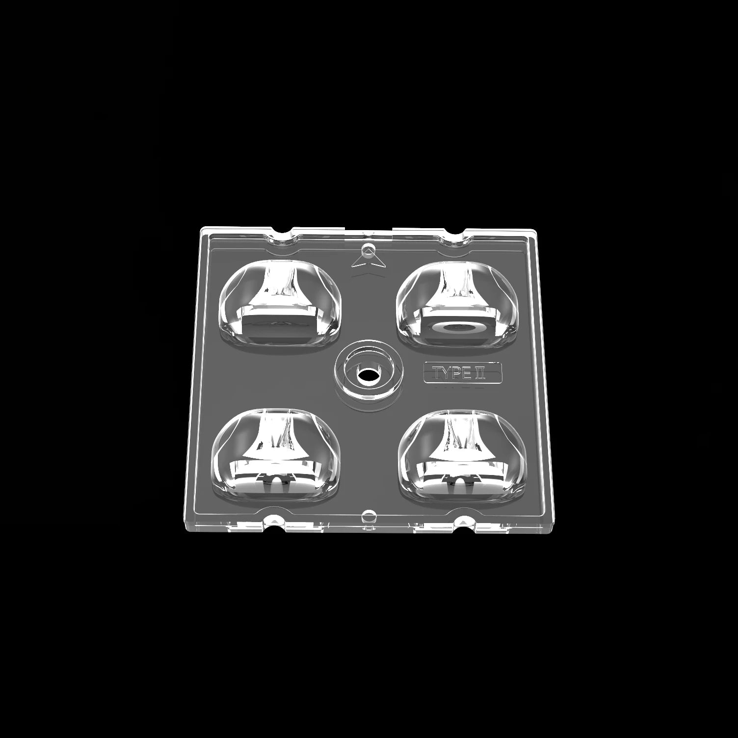 50*50Mm Pc Pmma 4 6 8 12 16 24 3535 Led Lens