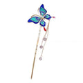 AA01538 New Fashion Hair Accessories Wholesale Chinese Style Vintage Metal Hairpins Colour Butterfly Tassel Hair Clip