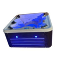 6 Persons Deluxe Freestanding Square Shaped Acrylic Modern Hot Tub Outdoor Swim Spa Party Bathtub TV Combo Massage 5-Year