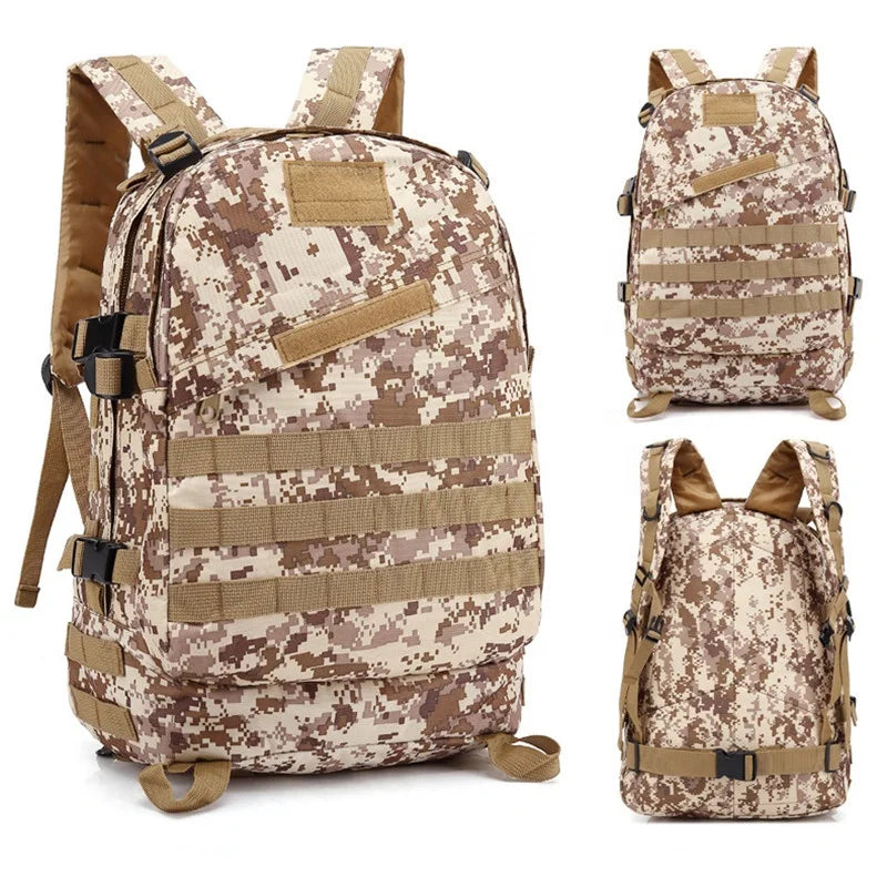 Wholesale Waterproof Camo Large 40L 3 Day Pack Molle Bag Nylon Backpacks Outdoor Hiking Trekking
