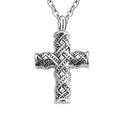 Cross Memorial Urn Jewelry Stainless Steel Cremation Ash Urn Necklace Holder Ashes Keepsake Cross Pendant Urn Cremation for Ash