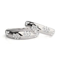 Abiding High-End Jewelry Flower Design Best Couple Engagement Moissanite Affordable Couple Rings Silver S925 Wedding Rings Set