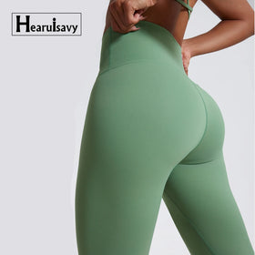 Super Soft Fabric Female High Waist Gym Leggings Tummy Control Running Workout Legging for Women Fitness Exercise Yoga Pant