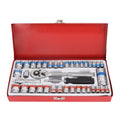 40 Pcs Socket Wrench Set Ratchet Wrench Set Sockets for Auto Repair Metric and English Drive 40 Pcs Socket Set