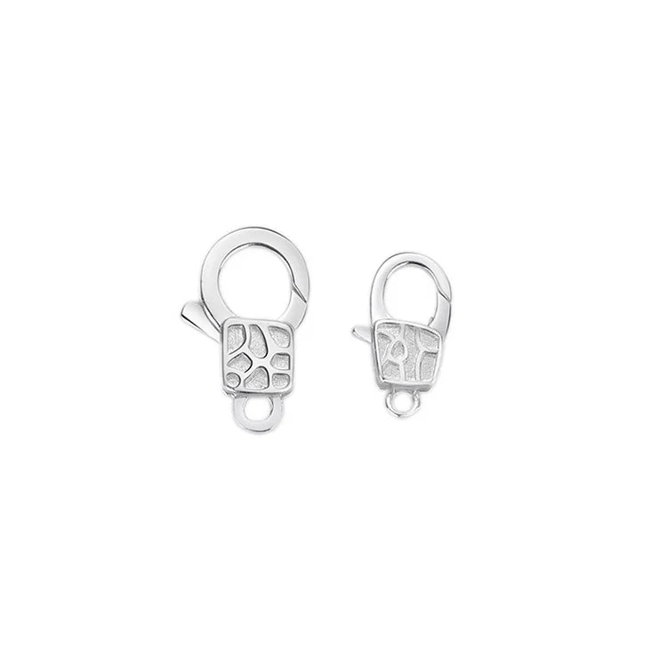 Tibetan Style Wholesale 13mm 16mm Driftwood Texture Antique Silver Plated Lobster Clasp Parrot Trigger Clasps