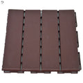 Patio & Deck Tiles Composite Eco-Friendly Anti-Slip Modern Design DIY for Porch Poolside Balcony Backyard