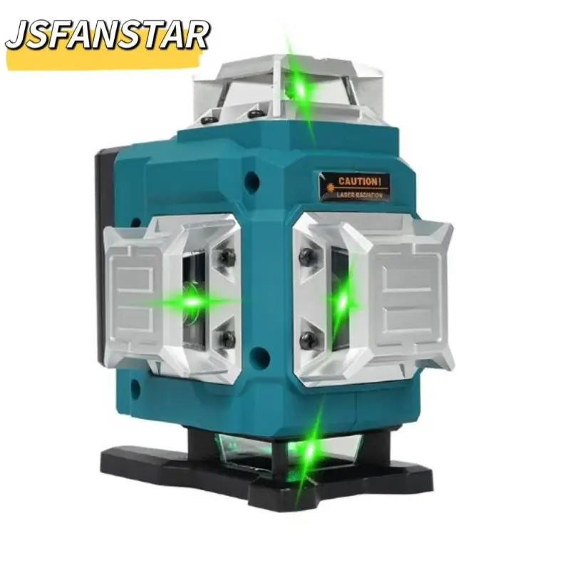 4d 16 Lines Smart 4 d Digital Laser Levels Rotary 360 Green Laser Light New 2 Batteries
