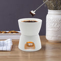 Hot Sale Ceramic Fondue Set for Chocolate Fondue or Cheese Fondue Sets