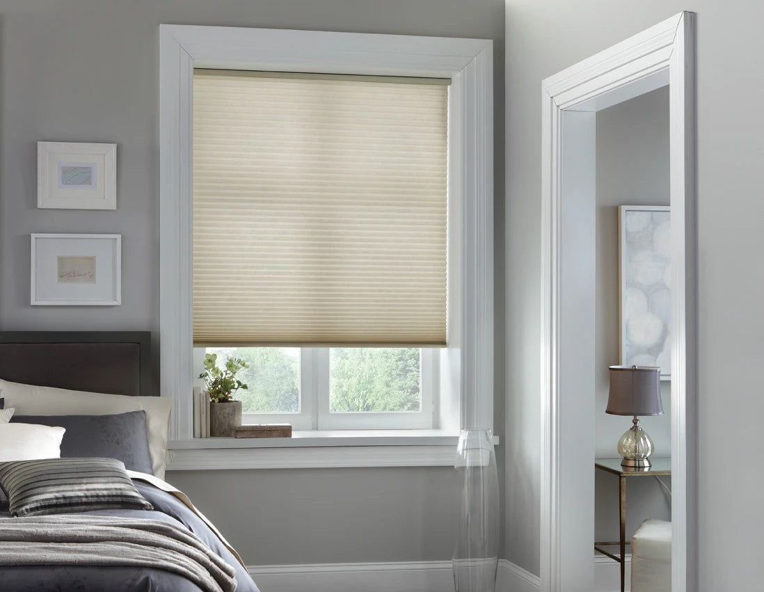 Cordless Wifi Remote Control Automatic Motorized Smart Honeycomb Blinds Shades for Window