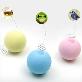 New Arrivals EVA/Plush Interactive Pet Cute Ball Dog Plush Cat Toy