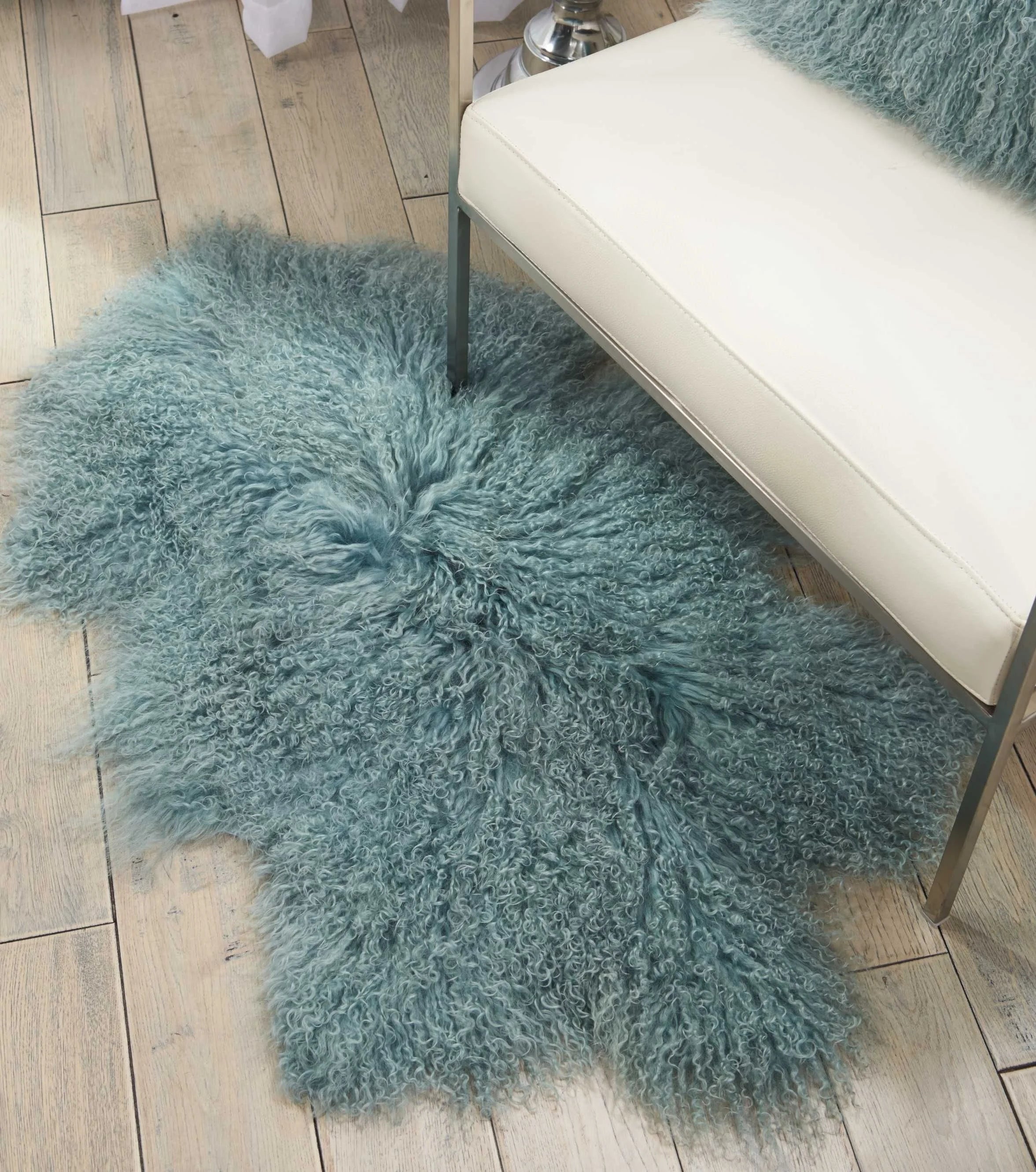 Irwoods Environmentally-Friendly Grade Quality Mongolian Lamb Fur ECO-TAN Process Durable Carpet Padding for Home Commercial Use