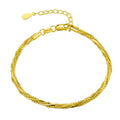 Fashion Jewelry Bracelets Women Twist Chain Bracelet Silver Bracelet 925 Sterling 925 Silver Jewelry