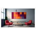 Eco Polyester Acoustic Panels Fire Resistant Class B Impact Proof Hotel Room/Office Corridor Easy Installation