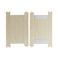 Wooden Self-assembly Fruit and Nut Serving Tray Catering Cake Biscuits Board With Plastic Lid