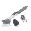 100% Kitchen Sink Clean Dish Washing Scrubbing Soap Dispensing Brush
