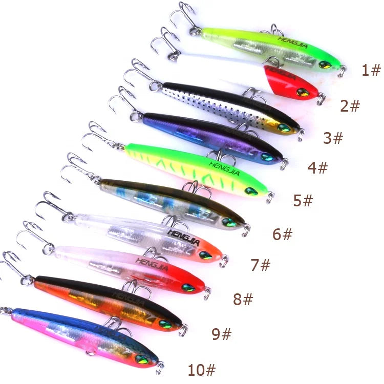 Hard Plastic Minnow Fishing 7.5cm 9g Wholesaler Pencil Lure