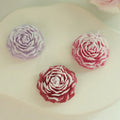 Holiday Gift Carved Crafts Fragrance Essential Oil Ornaments Wholesale Peony Flower Handmade Aromatherapy Candle