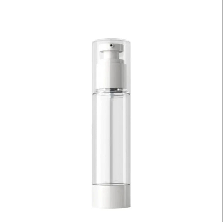 15ml 30ml 50ml 80ml 100ml Plastic Airless Lotion Pump Bottle with Vacuum Spray Hot Stamping Surface