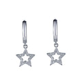 New Quality Fashion Jewelry Earrings Popular Minimalist 925 Sterling Silver Star Drop Earring