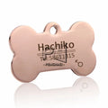 Dog Pet Cat Dog Collar Accessories Decoration Free Engraving Customized Pet ID Tags Collars Stainless Steel Cat Tag BB