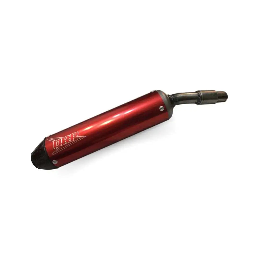 DRP Red Silencer with Carbon End Cap for Husqvarna CR 125 98-08 Long Needle Pipe Fittings