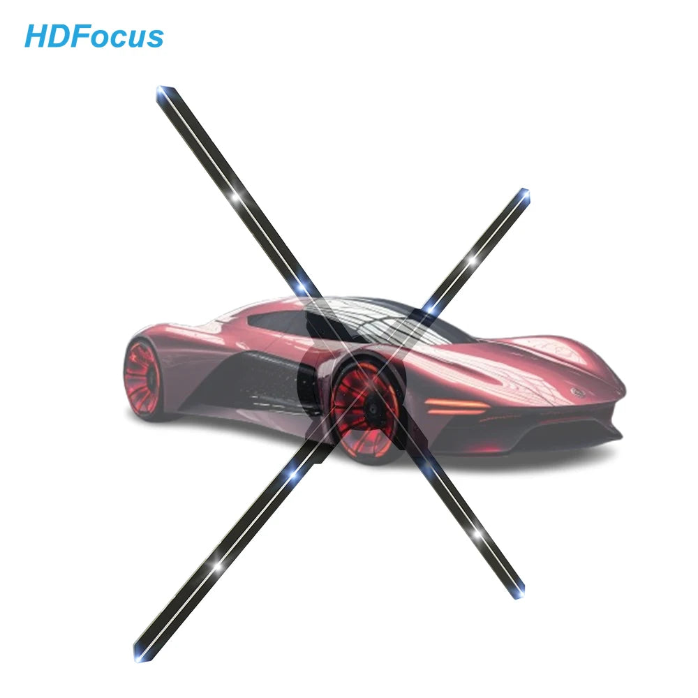 Advertising Display 3D Holographic Fan with 65cm Splicing Design and HD Animation for Enhanced Advertising Solutions