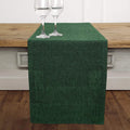 Custom Luxury Burlap Linen Table Runner Woven Technique for Christmas Dining Wedding and Party Decoration
