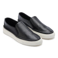 Wincheer High Quality Top Layer Cow Leather Men's Loafers Handmade Wear-Resistant Black Custom Logo Light Weight Casual Flat