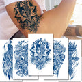 Semi Permanent Custom Temporary Tattoo Stickers Long Lasting 10-15 Days Waterproof Silk Print Half Arm Design Water Transfer
