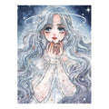 Ever Moment Diamond Painting Cartoon Girl Paint by Diamond Handmade Decoration Full Square Resin Drill Crystal Gift 4Y2002