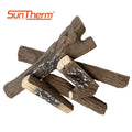 Anna 068 Modern Realistic Ceramic Fiber Gas Fireplace Decorative Gas Logs