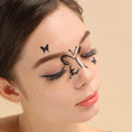 Five & Ten GMPC/Sedex/ISO/EUDR Colorful Stage Black 5D Butterfly Eyeliner Sticker Temporary Decorative Art Sticker Face Tattoo