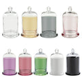 Trust Fragrance Bottle Ion Plating Color Spraying Aromatherapy Glass Bell Cover Candle Jar Cup