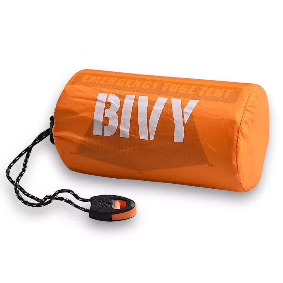 Outdoor PE Orange Survival Keep Warm Emergency Waterproof Adult Travel Camping Ultralight Sleeping Bag