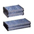 S-1150luxury Pu Leather Big Stainless Steel Gemstone Cosmetic Custom Box Jewelri Organizer Storage Boxes Jewelri