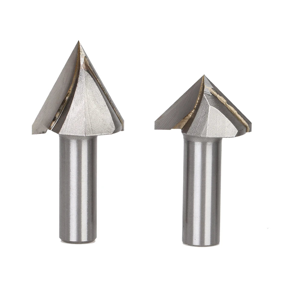 WEIX 6mm Shank Woodworking Tool 3D Router V Groove Drill Bit 60/90/120 Degree Engraving Router Bit for Wood MDF Cutting