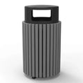 Outdoor Large Composite Wood Trash Garbage Can Outside Street Park Rubbish Litter Bin Public Commercial Recycling Waste Bin